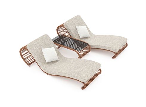 Custom Poly Wide Chaise