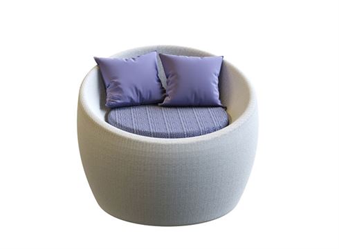 Hand Woven Club Chair-7082-21